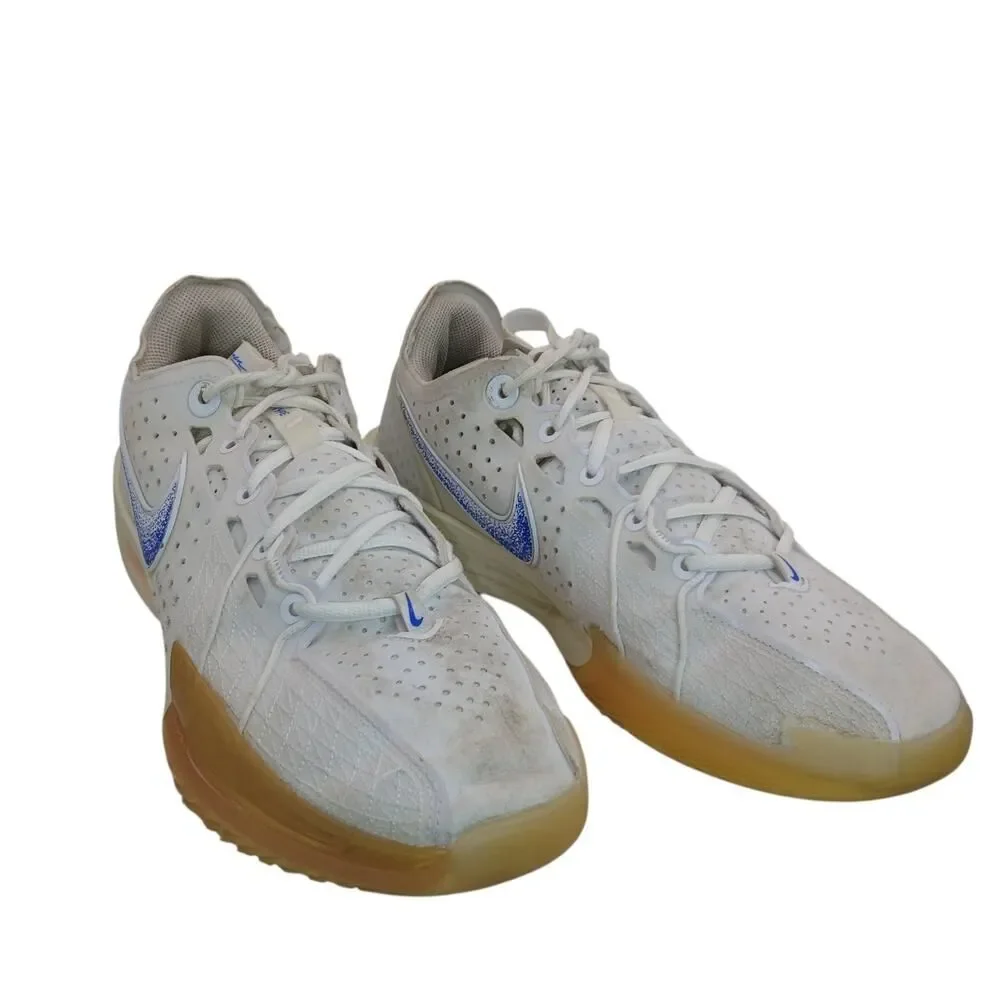 NIKE G.T. CUT 3 BLUEPRINT Men's White Basketball Shoes - Size: 10 1/2 WOW!
